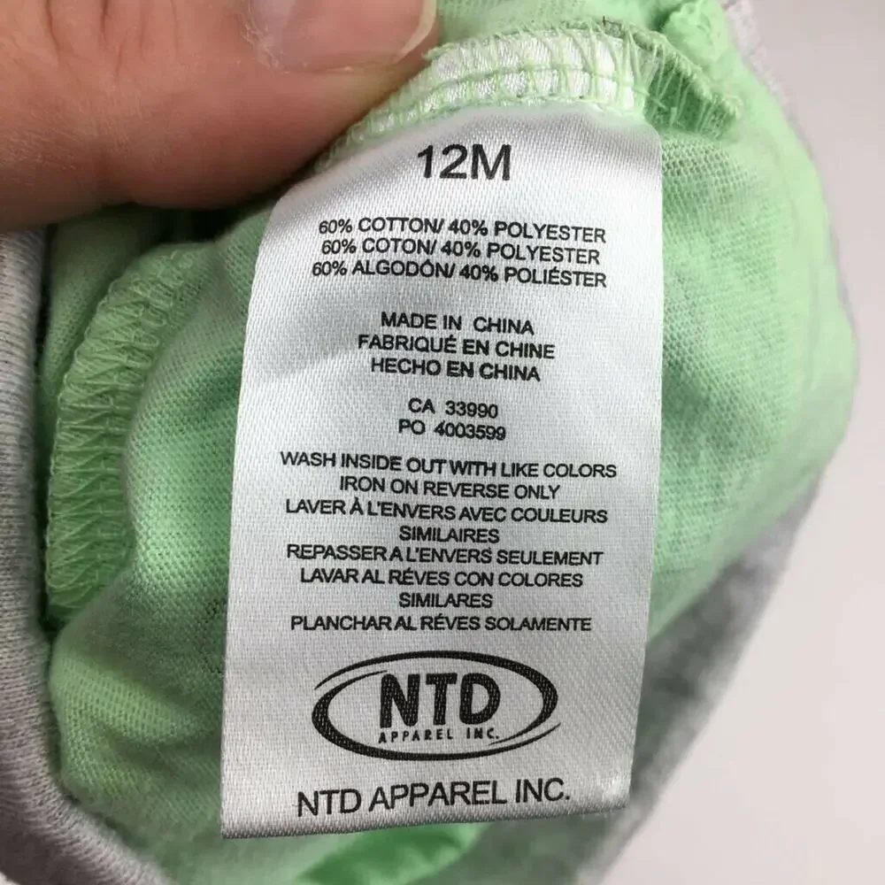 Mini Heroes NTD Apparel Inc Baby Boys Beanie Hat Green Gray Cactus Print 12 M
